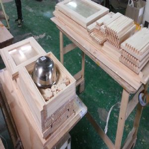 파더메이드 키즈 주방놀이 싱크대 (투명강화유리)(소나무) (805*770*305)(1개)