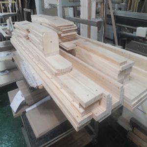 스마트 벙커 침대 (왼쪽)(소나무) (2080*2017*1200)(1개)