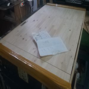 베란다 화재대피사다리덮개 위 원목커버만들기(1개)