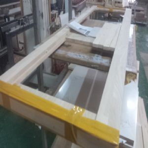 싱크대상판 원목(특수목) 36mm(뒷턱포함,싱크볼 별매)(기타볼(도면))(물푸레) (1800*36*580)(샌딩)(1개)