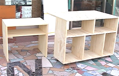 집성목을 이용한 다용도 티테이블 만들기..(동영상)