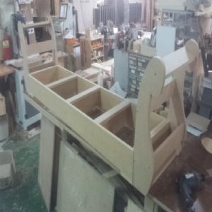 베드벤치 틀(MDF재질)(MDF) (1800*670*410)(1개)