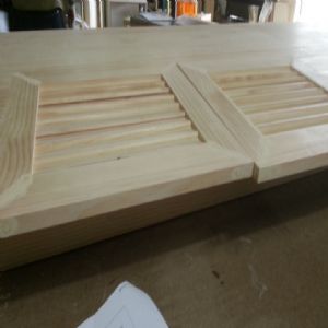 모던 AV장 와이드 형(소나무) (2400*400*500)(1개)