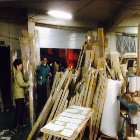 오늘 비교적 많은 물량이 출고 되었습니다.