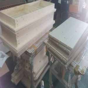 베이직 테이블(스프러스) (1300*640*520)(샌딩)(4개)