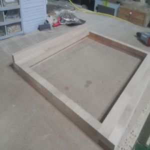 쿡탑용 서랍싱크장(오리나무) (615*205*550)(1개)