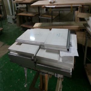 싱크대 문짝 (상부2540mm 하부1435mm)(UV백색)(0 mm)