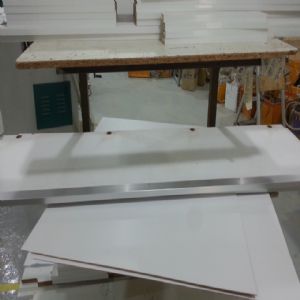 양쪽문 수납장 (붙박이장 대용 가능)(백색(코팅)) (1000*2140*320)(1개)