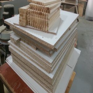 싱크대 ( 하부장2800 mm * 700 mm * 570 mm)(스프러스문짝)(96mm)(내부장 백색)