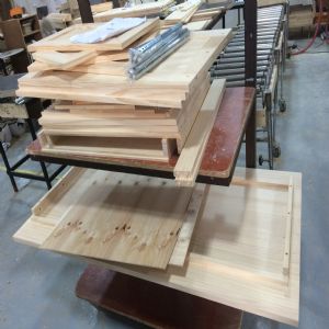 시즈닝 특대형 아일랜드 식탁 24mm(소나무) (1400*850*700)(1개)