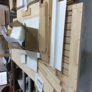 싱크대 ( 상부장2068 mm * 800 mm * 310 mm)(물푸레문짝)(64mm)(내부장 오크색)