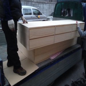 모던수납 침대(소나무) (2043*350*1500)(1개)