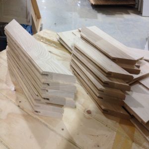 싱크대 ( 상부장1700 mm * 800 mm * 310 mm 하부장800 mm * 700 mm * 570 mm)(물푸레문짝)(0 mm)(내부장 오크색)