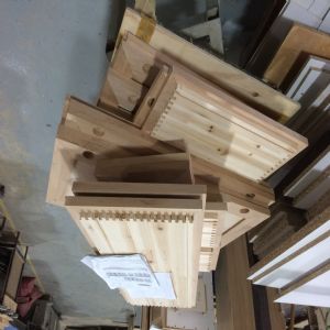 싱크대 ( 상부장2940 mm * 800 mm * 310 mm 하부장4368 mm * 700 mm * 570 mm)(앨더문짝)(0 mm)(내부장 백색)