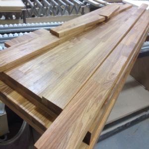 싱크대상판 원목(특수목) 36mm(오일 코팅,뒷턱포함,싱크볼 별매)(볼 JS870)(물푸레) (2060*36*600)