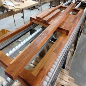 싱크대상판 원목(특수목) 36mm(오일 코팅,뒷턱포함,싱크볼 별매)(기타볼(도면))(오리나무) (2200*36*550)