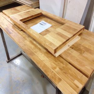 싱크대 ( 하부장2934 mm * 700 mm * 570 mm)(소나무문짝)(내부장 백색)