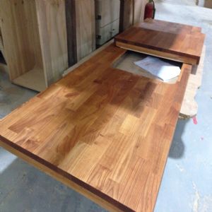 하드우드 원목상판  42mm(휨방지,오일코팅 완성품)(오리나무) (2210*42*650)