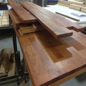 하드우드 원목상판  42mm(휨방지,오일코팅 완성품)(오리나무) (3180*42*600)