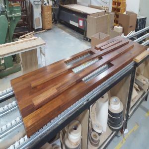 원목(특수목) 싱크대상판 쿡탑(가스렌지) 가공비용