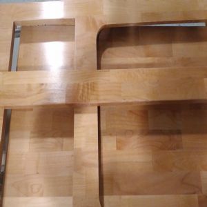 원목(특수목) 싱크대상판 쿡탑(가스렌지) 가공비용