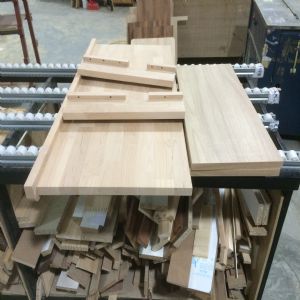 원목 맞춤 키보드판(오리나무) (950*85*420)