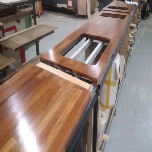 멀바우 원목상판  42mm(휨방지,요트등급 친환경 바니쉬 완성품)(멀바우) (2380*42*630)