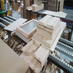 싱크대 ( 하부장6180 mm * 700 mm * 600 mm)(앨더오리나무(오일코팅))(내부장 오크색)