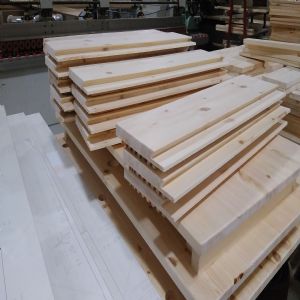 모던수납 침대(홍송) (2000*400*1100)