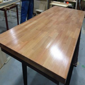 싱크대 ( 상부장4403 mm * 800 mm * 310 mm 하부장4403 mm * 700 mm * 600 mm)(UV백색)(내부장 오크색)(조립설치)(기존싱크대 철거)