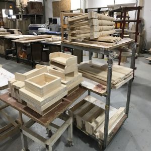 제니스 이동식 서랍장 3단(소나무) (500*600*450)