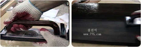 목재 고광택 처리방법, 가구의 완성도를 높이는 최종단계(동영상)