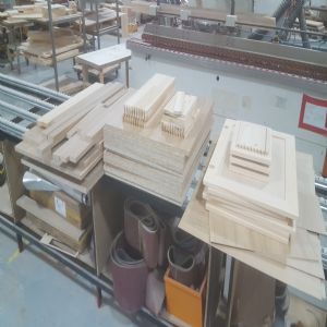 싱크대 ( 하부장3250 mm * 700 mm * 600 mm)(베이직 뉴송+자작4mm)(내부장 오크색)