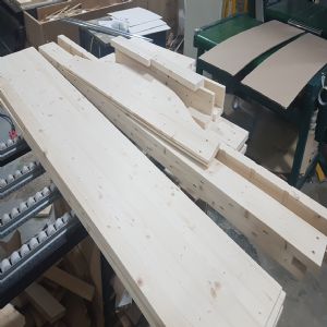 스마트 침대 평상형(헤드형)(스프러스) (2140*350*1200)