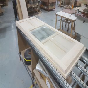 웨스턴 5mm 강화유리 문짝 30mm(투명강화유리)(소나무) (800*1820*30)