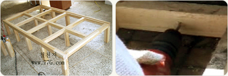 15평에도 꽃밭을.. 베란다 꽃밭마루,수납마루 만드는 방법2(설치)