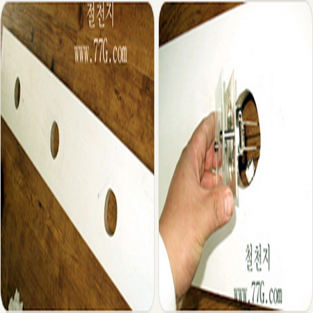 할로겐 램프를 이용한 벽면 포인트 조명 만들기