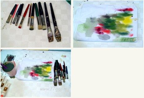 가구의 포인트 아크릴칼라 사용법3 가구에 응용하기..(엔틱한 몰딩 만들기 ~)(동영상)