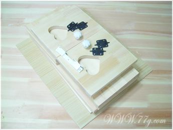 부엌에 디스플레이~하트 찻장 양쪽문