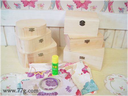 패브릭으로 봄느낌 솔솔~~ 고급스럽고 화사한!! - 패브릭 상자 만들기