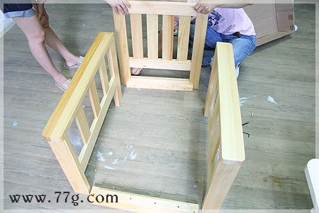 드릴이 필요없는 손쉬운 원목 4인 쇼파 조립하기