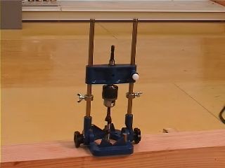 드릴로 미니픽스, 경사 가공을 정밀 작업이 필요 할때 드릴스탠드 사용법 (동영상)