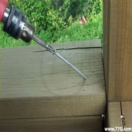 방부목 전용 피스 (동영상)