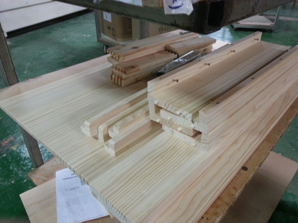 천연 원목 건강 양쪽서랍 식탁(집성목)(소나무) (1050*300*700)(1개)