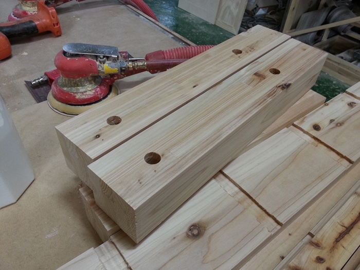 건강 침대 (평상형)(삼나무) (2000*400*1430)(1개)