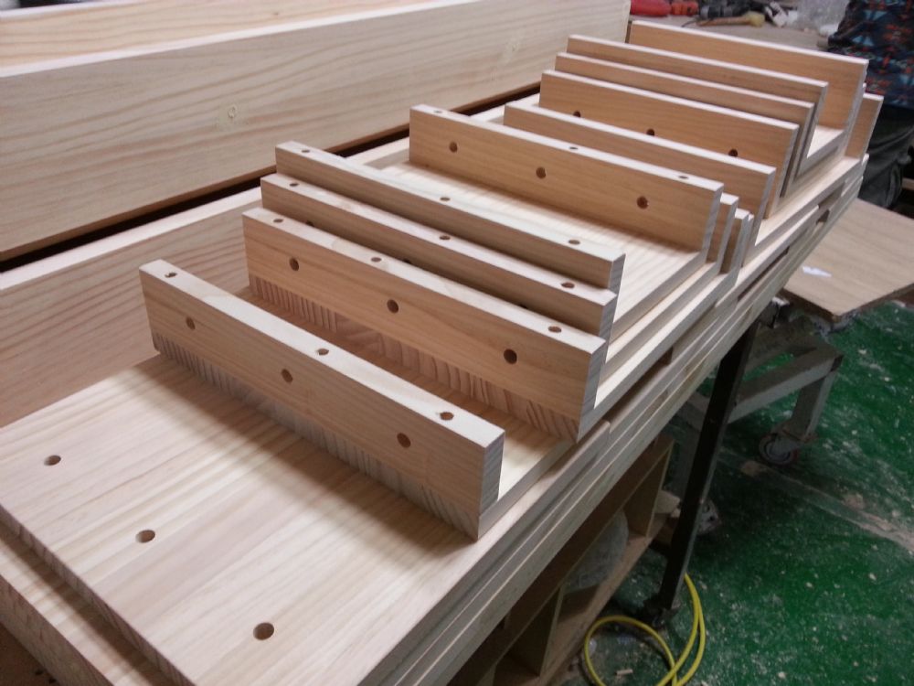 사이드 스텝 프리 박스(사다리대용)(소나무) (1200*1200*300)(1개)