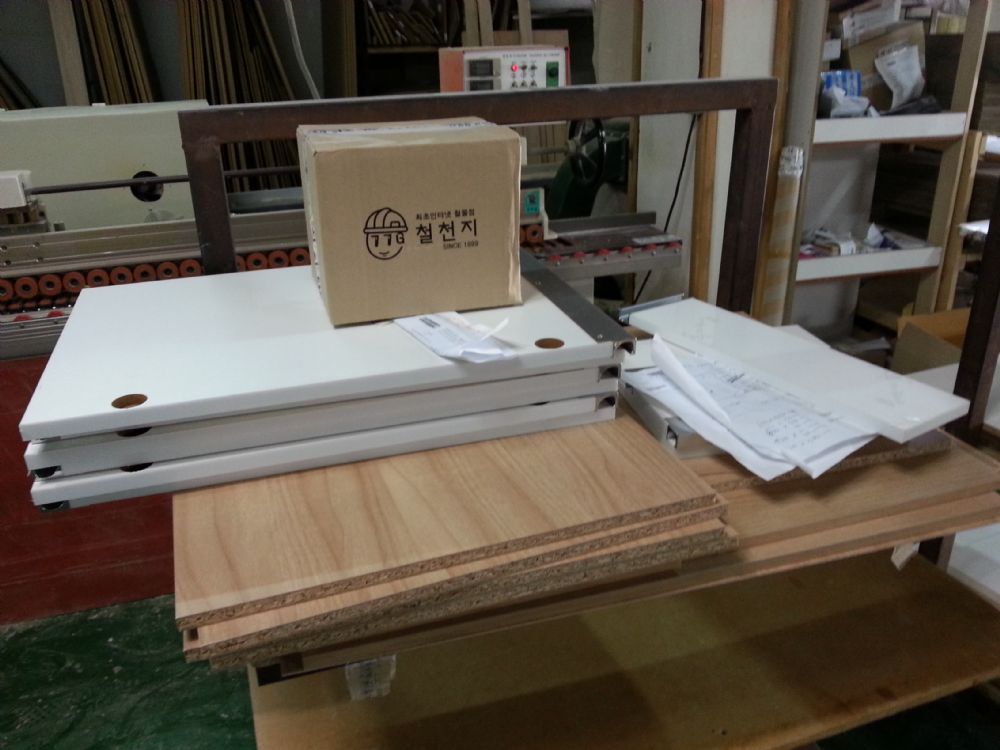 싱크대 문짝 ( + 1640 mm * 665 mm)(UV백색)(0 mm)