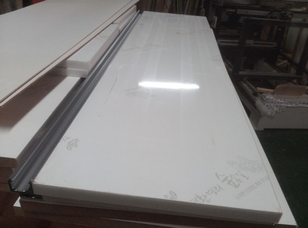 UV 고광택 벽붙이 백색 수납장(코팅) (1200*370*400)(2개)