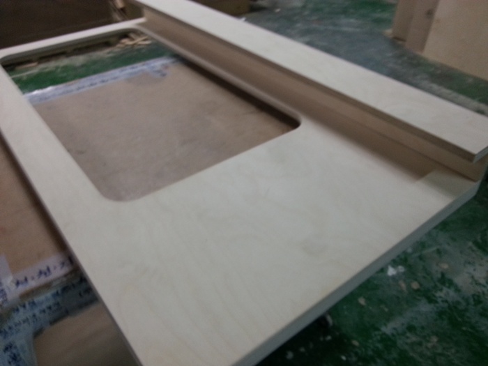 싱크대상판 원목(특수목) 36mm(뒷턱포함,싱크볼 별매)(자작합판) (1200*36*600)()(1개)