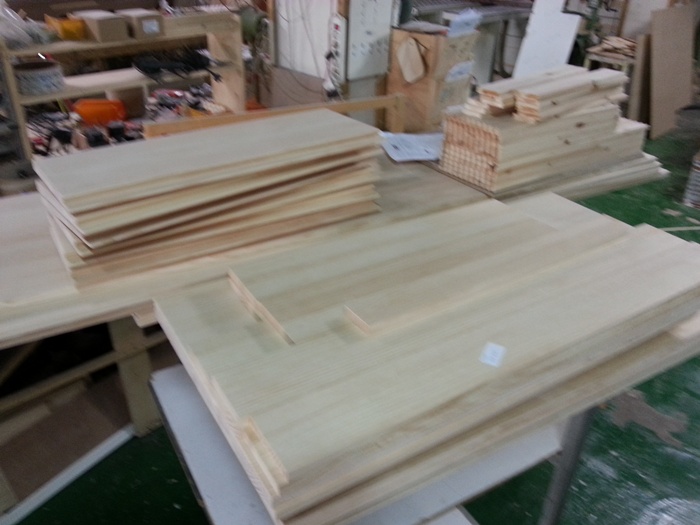 모던수납 침대(소나무) (2000*500*1500)()(1개)